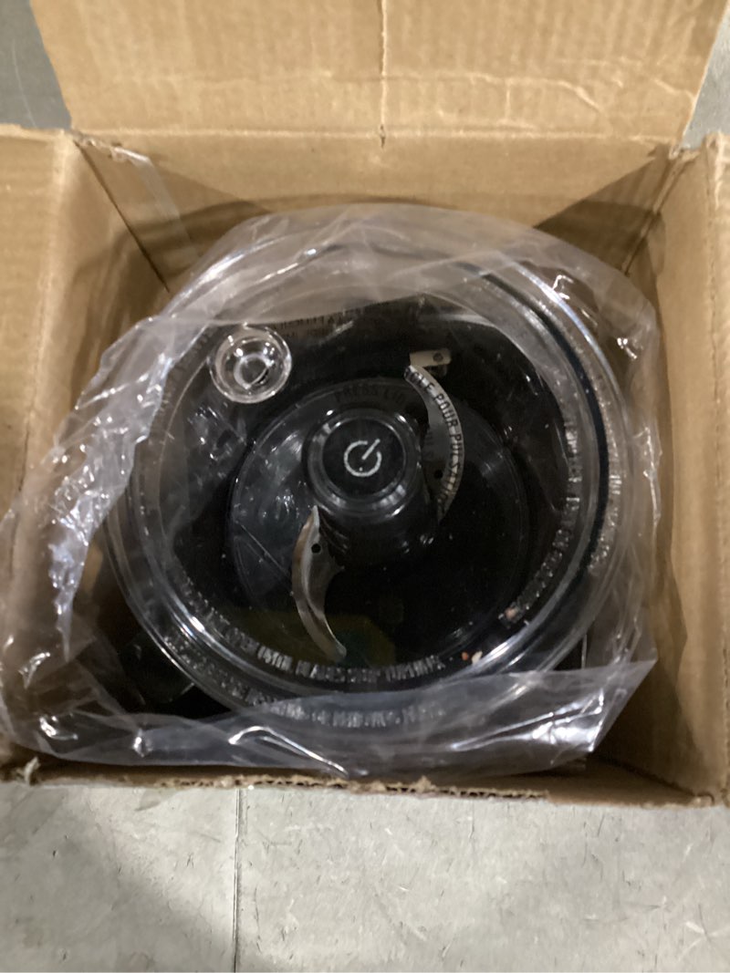 Condition photo showing New/Like New for Hamilton Beach Electric Vegetable Chopper & Mini Food Processor, 3-Cup, 350 Watts, for Dicing, Mincing, and Puree, Black (72850)