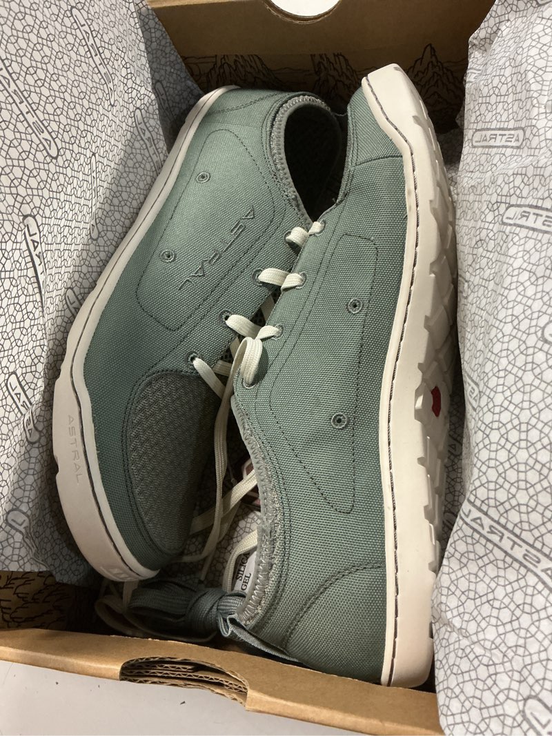Condition photo showing New/Like New for astral men's loyak shoes - barefoot, quick-drying, minimalist sneaker for casual wear, water sports, travel, & hiking( size:11 )