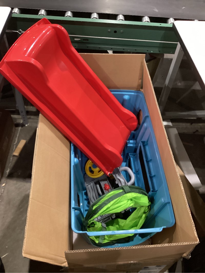 little tikes easy store slide & explore, indoor outdoor climber playset for toddlers kids ages 1-3 years