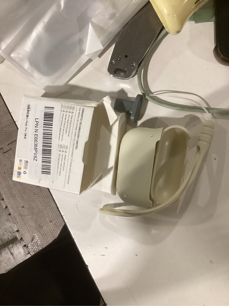 Condition photo showing Good Condition for ornarto compatible with airpods pro 2 case 2022, full protective hybrid silicone for airpods pro 2nd generation case, front led visible skin cover-starlight
