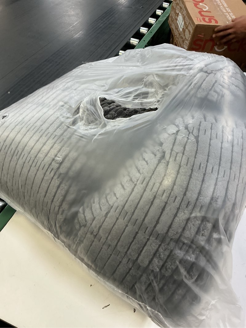 Condition photo showing Good Condition for 21" higher large reading pillow for bed adult, back pillow for bed sitting up with memory foam back support with arms rest for couch chair gray gray large(21inch)