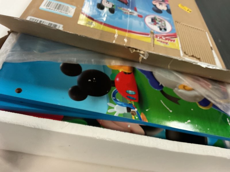 Condition photo showing As Is for Delta Children Chair Desk With Storage Bin, Disney Mickey Mouse