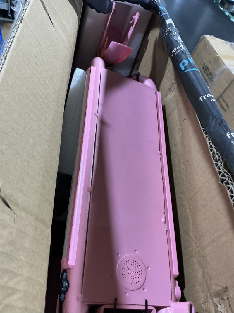 Condition photo showing Good Condition for electric scooter for kids ages 6+, bluetooth music speaker, 150w hub motor, up to 10 mph, 60 mins ride time, led display, colorful lights, 4 height adjustable, best gift ideas for boys and girls