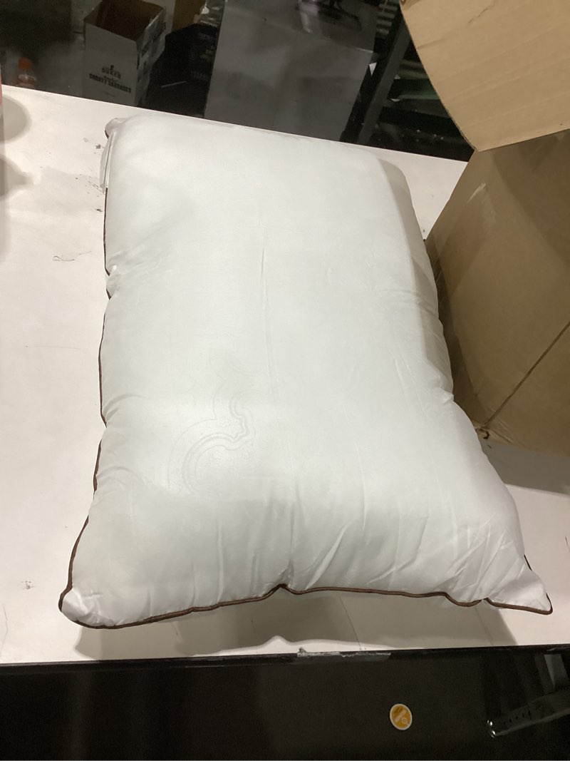 Condition photo showing Good Condition for jollyvogue bed pillows standard size set of 4, cooling and supportive full pillow 4 pack with down alternative filling for side and back sleepers, hotel collection 01 - classic design standard (pack of 4)