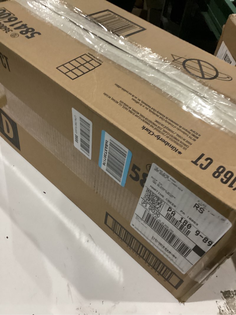 Condition photo showing As Is for depend men gaurds protection 2 packs of 84