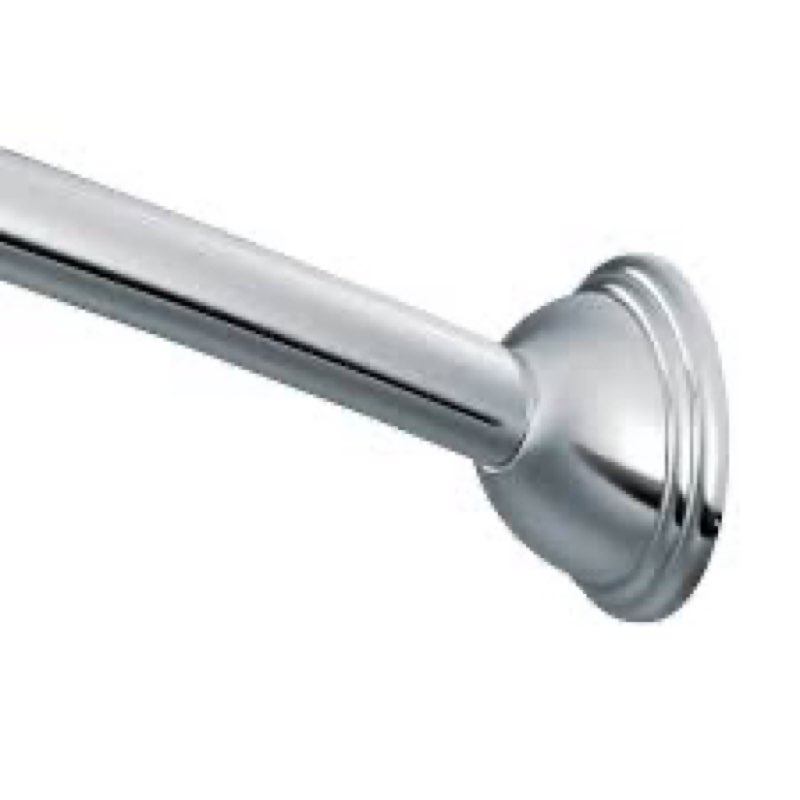 Moen CSR2172 Chrome 57\" - 60\" Adjustable Tension Curved Shower Rod New