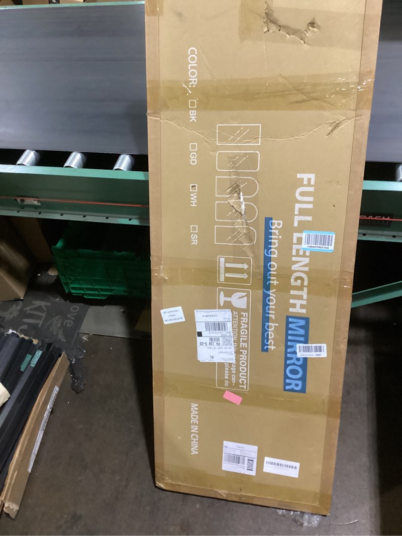 Condition photo showing Good Condition for koonmi full length mirror with led lights 56"x20" standing mirror-arched 56"l x 20"w
