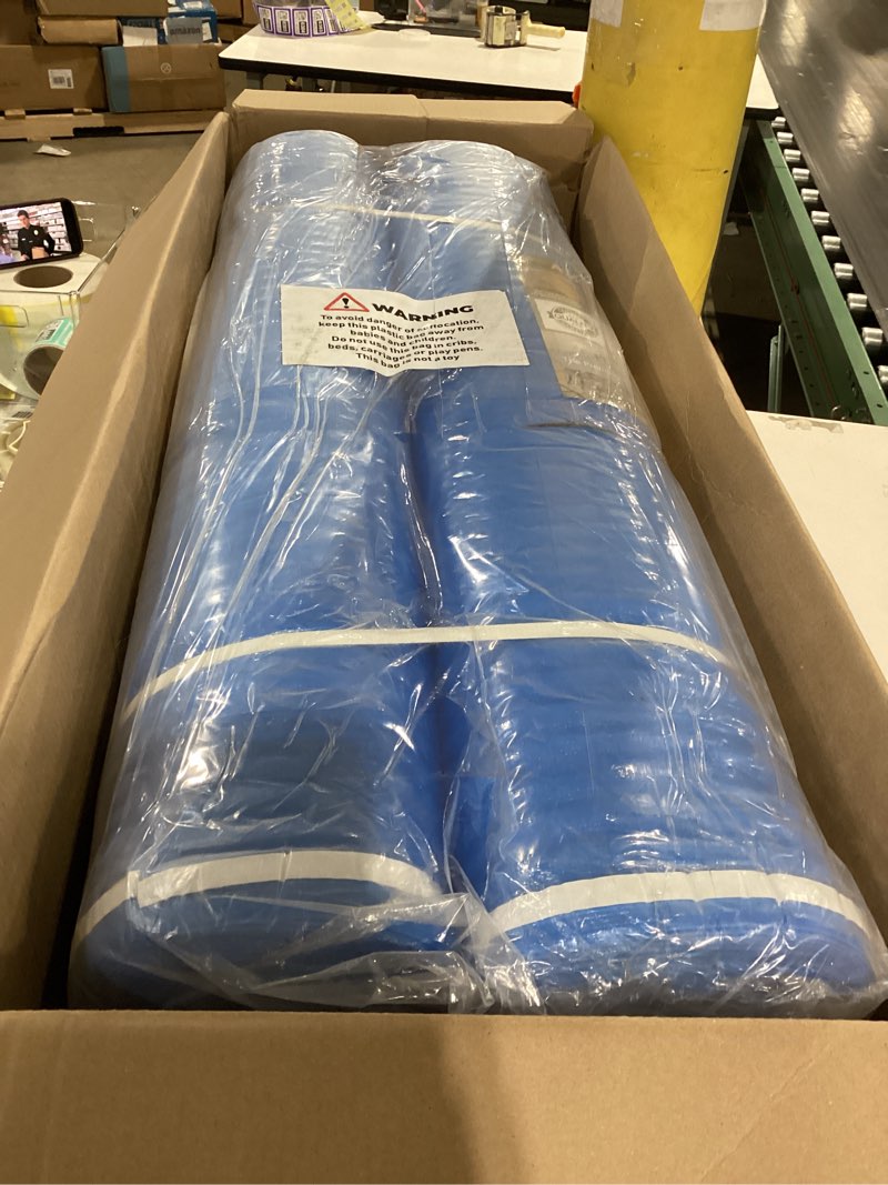 Condition photo showing Good Condition for 800sqft amerique 1.5mm premium flooring padding 3-in-1 heavy duty foam blue, 200sf/roll, pack of 4 u