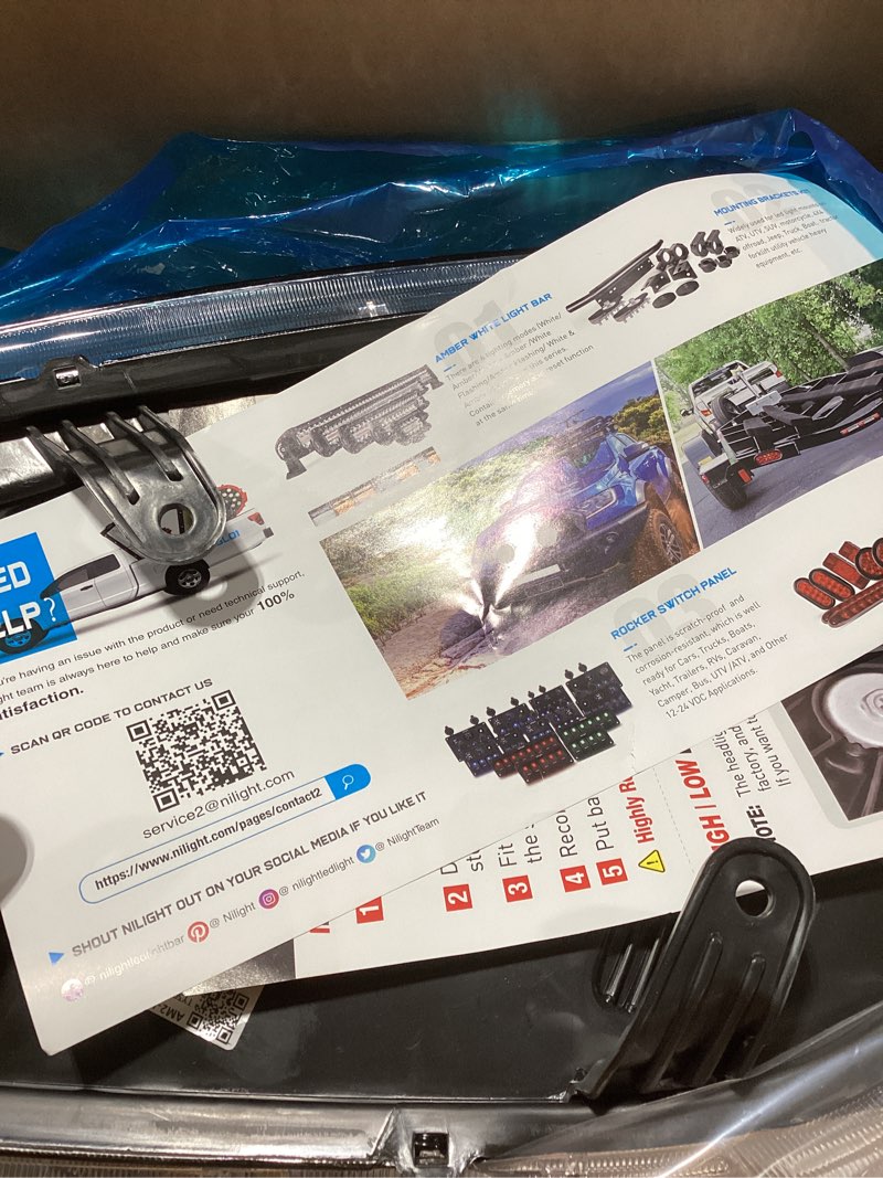 Nilight Headlight Assembly for 2007 2008 2009 2010 2011 2012 2013 Toyota Tundra 2008-2017 Sequoia He