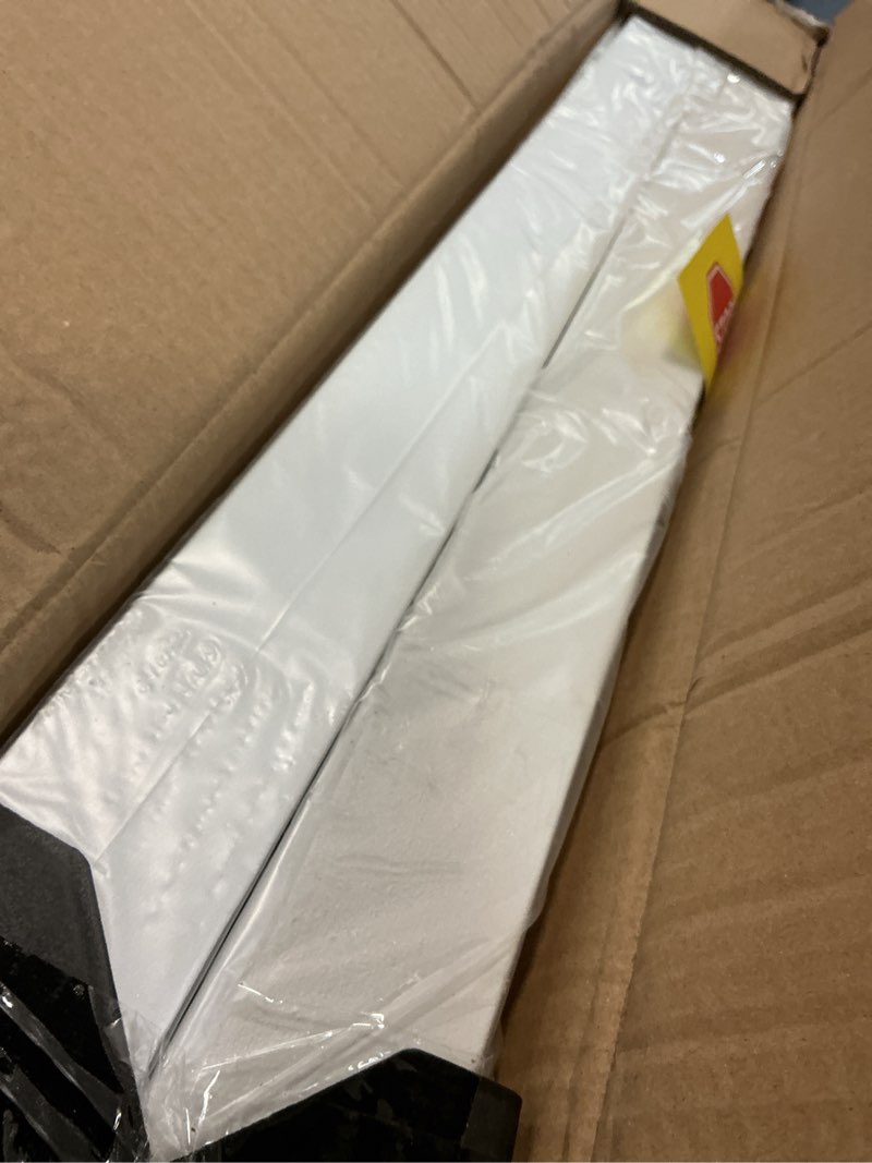Condition photo showing Good Condition for Heavy Duty White Metal Table Legs - 28 Inch Square Tube Dinning Table Legs (4 Only Legs) 18inch wide Rectangle-white