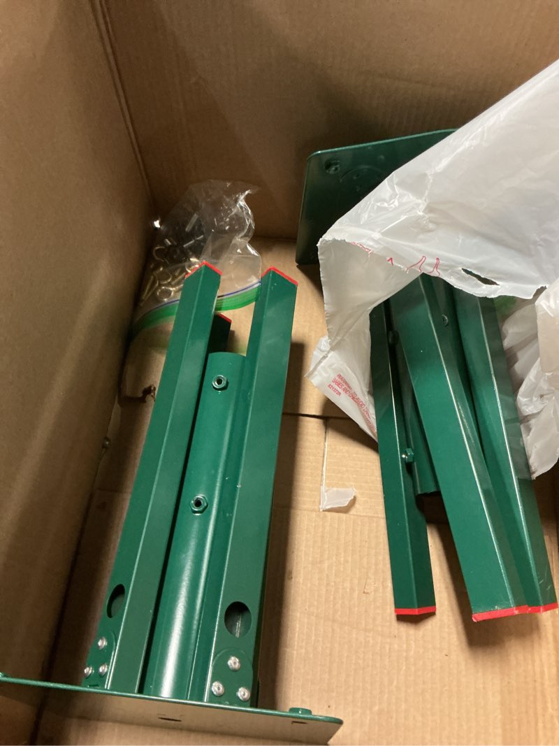 Condition photo showing As Is for Similar Welded Steel Artificial Christmas Tree Stand for Artificial Trees 8 to 14 Foot with a 3/4 inch to 2 inch Diameter (Width) Pole.