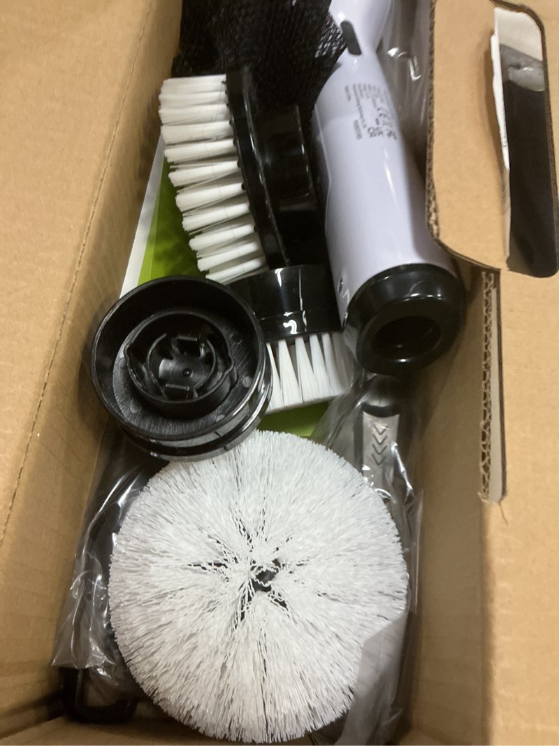 Condition photo showing Good Condition for TUYU Electric Spin Scrubber, Full-Body IPX7 Waterproof Bathroom Scrubber with Power LCD Display, Adjustable Extension Handle, Cordless Shower Cleaner Brush for Bathtub Kitchen Wall Cleaning Black