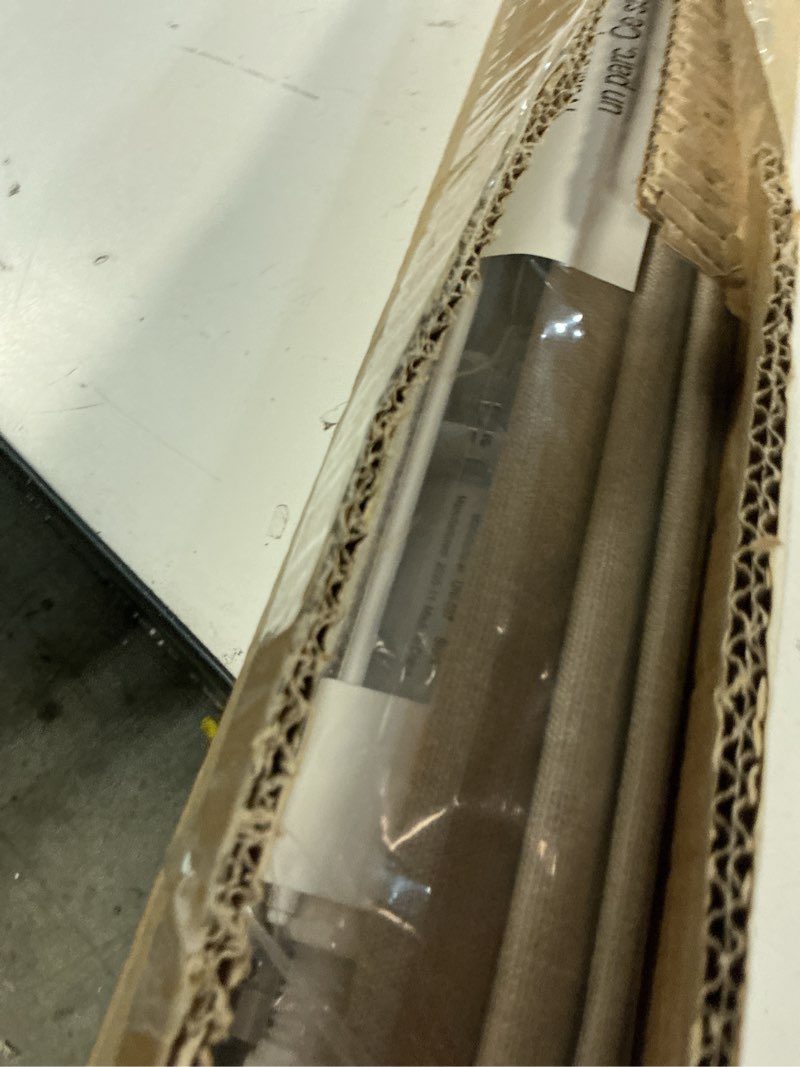Condition photo showing New/Like New for unishades 100% blackout no tools no drill cordless roman shades for windows, size 27 3/4" w × 60" h (for windows 28" w × 60" h) blackout - beige blackout - beige 28" w × 60" h
