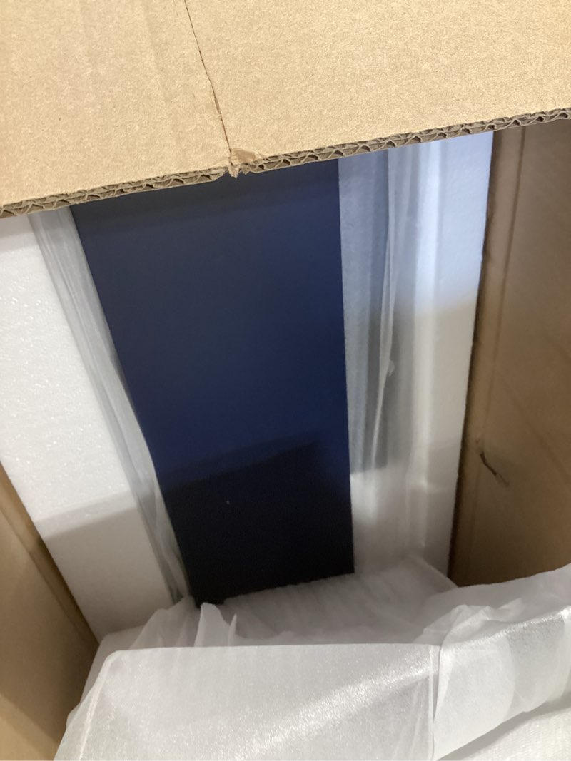 Condition photo showing Good Condition for vanirror navy blue bathroom cabinet wall mounted with 2 doors and adjustable shelf, 23"x29" wooden m
