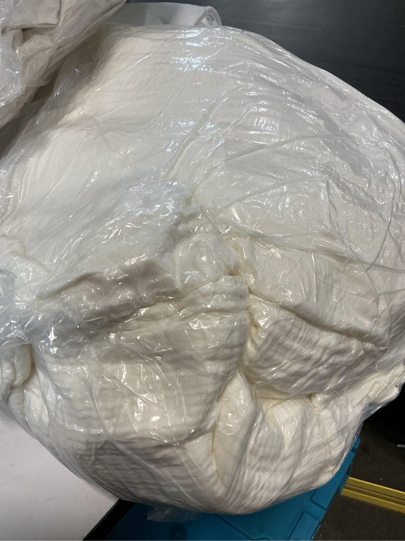 Condition photo showing Good Condition for organic airy gauze duvet cover set, full/queen, ivory
