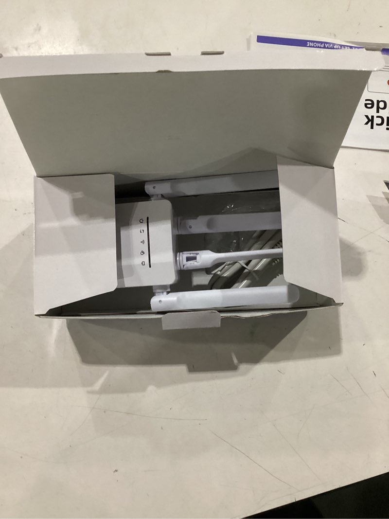 Condition photo showing Good Condition for 2026 new wifi extender signal booster for home, 15715sq.ft long range wifi repeater wireless routers signal amplifier, mesh wifi 15x faster access point with ethernet port, easy setup, 5 working mode white