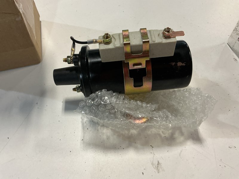 Condition photo showing As Is for 12v ignition distributor coil for john-deere 3020 60 70 1010 2010 3010 at14385 at15611 for international case massey ferguson ford 368839r91 189673m92 c5nn14n106b with external resistor