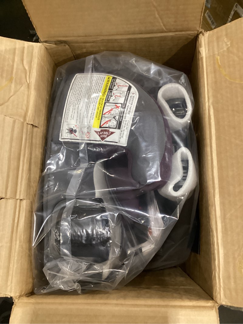 Condition photo showing New/Like New for Baby Trend Hybrid SI 3-in-1 Combination Booster Seat with Side Impact Protection, Dash Plum Hybrid SI Dash Plum