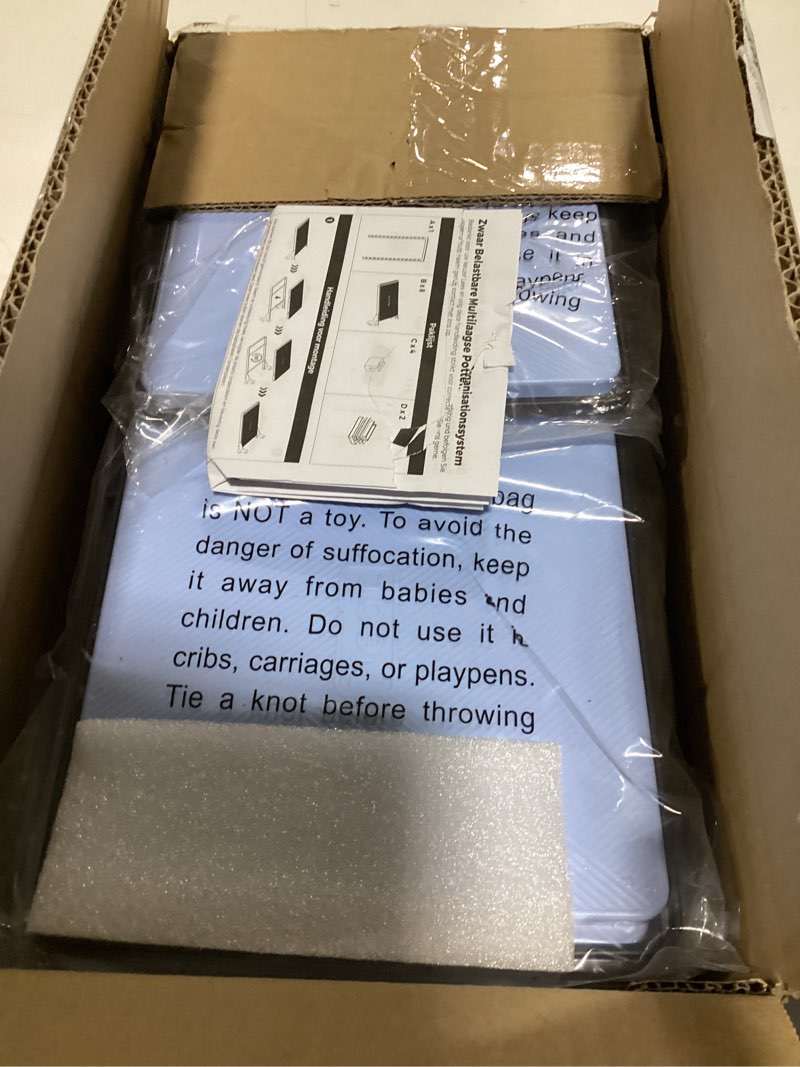 Condition photo showing New/Like New for LAMU Pots and Pans Organizer under Cabinet, 8-Tier Heavy Duty Pan Organizers inside Cabinet, Adjustable Pot Rack for Small Kitchen Storage, 15" Height Holds Cast Iron Pans and Skillets Black