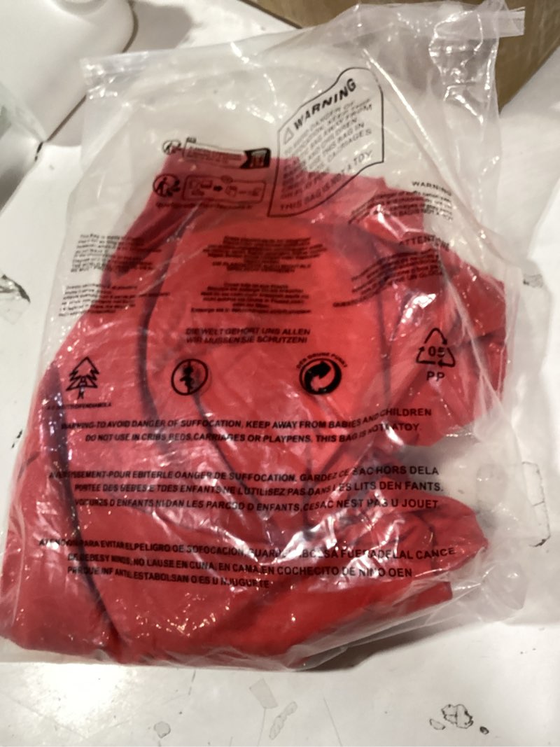 Condition photo showing New/Like New for iymoo women's sexy plus size bodycon sleeveless drawstring ruched mini club dresses x-large red