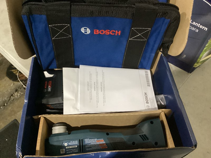 Condition photo showing Good Condition for bosch 18-volt cordless brushless 2-amp variable 6-piece oscillating multi-tool kit with soft case (1-battery included)
