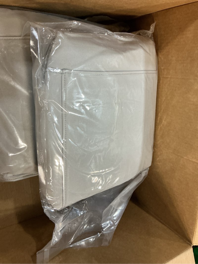 Condition photo showing New/Like New for jokuye heavy-duty knit fabric front&rear seat covers for ford f150 xlt super cab 2004 2005 2006 2007 2008,easy installation & cleaning-gray gray front and rear