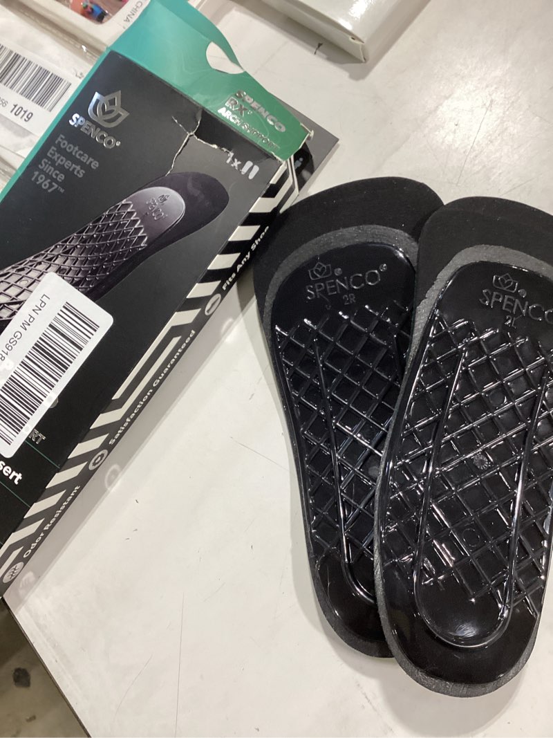 Condition photo showing Good Condition for spenco rx orthotic arch support 3/4 length shoe insoles women's 7-8.5/men's 6-7.5 women's 7-8.5/men's 6-7.5 regular width