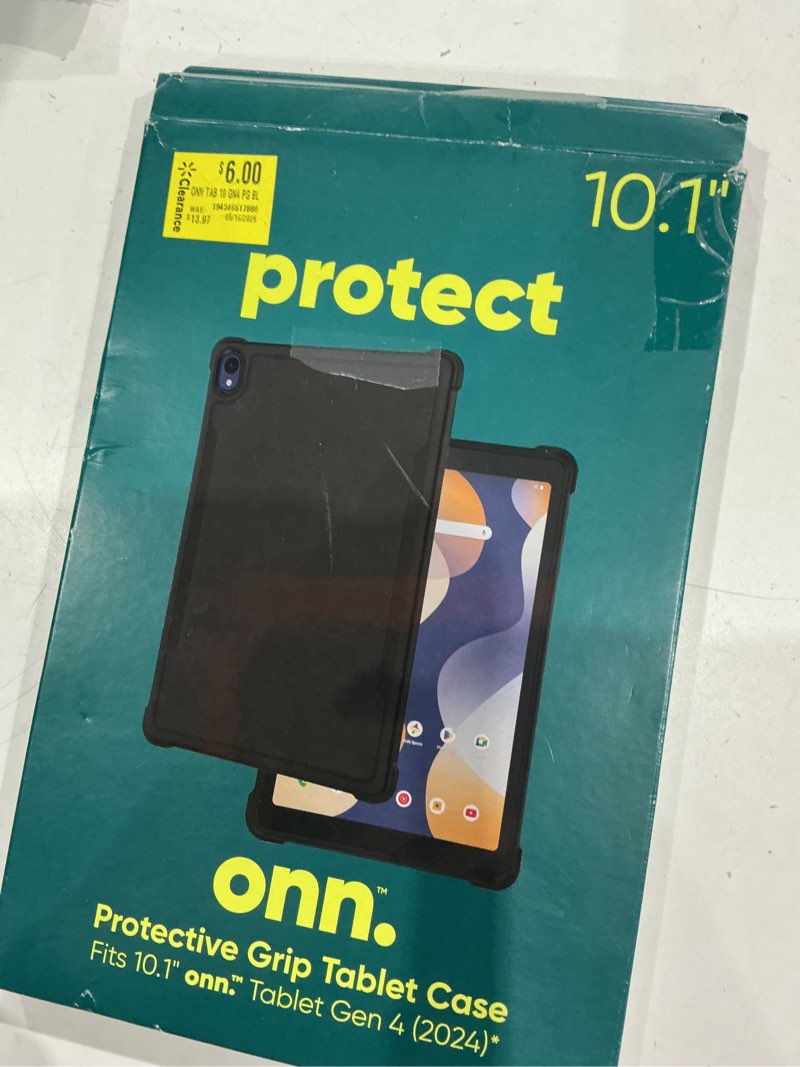 Condition photo showing New/Like New for onn. protective grip tablet case for onn. 10.1" tablet (2024 model) - black