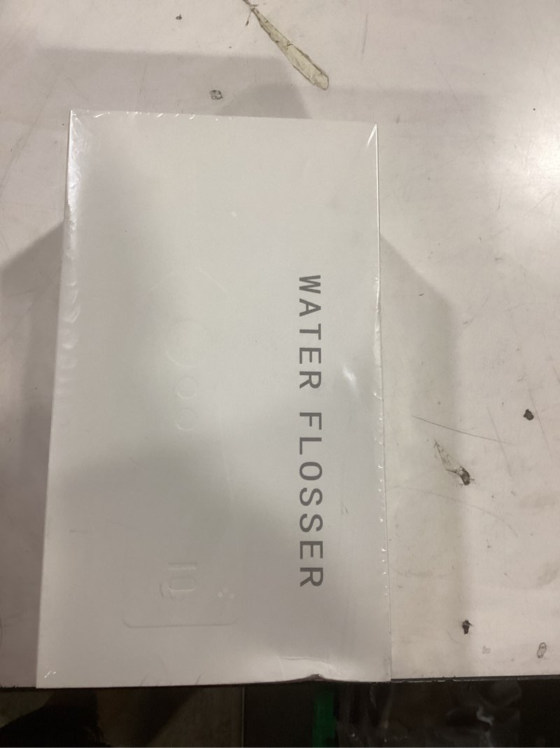 Condition photo showing New/Like New for Water Dental Flosser for Teeth, Portable Cordless Water Flosser with 300ML Rechargeable with Type-C, IPX7 Waterproof Water Flossers for Adults with 3 Intensity Modes and 3 Flossing Tips Bordeaux