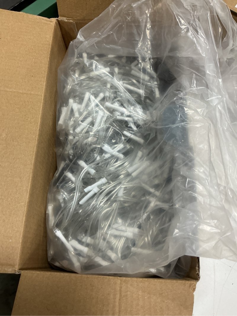 Condition photo showing New/Like New for 1332 led 132ft christmas lights with 296 drops, 12 modes dimmable multicolor outdoor hanging lights with timer memory, waterproof curtain lights for home bedroom indoor tree window roof fence wedding multicolor 1332led 131 ft with 296 drops