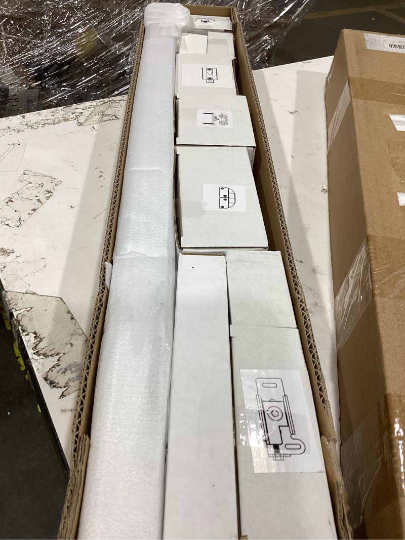 Condition photo showing Good Condition for 24" aluminum bifold closet door hardware kit for 2 doors,folding barn door hardwares,bi-fold door hardware track top mounted for bathroom, bedroom, inside door 24" for 2 doors