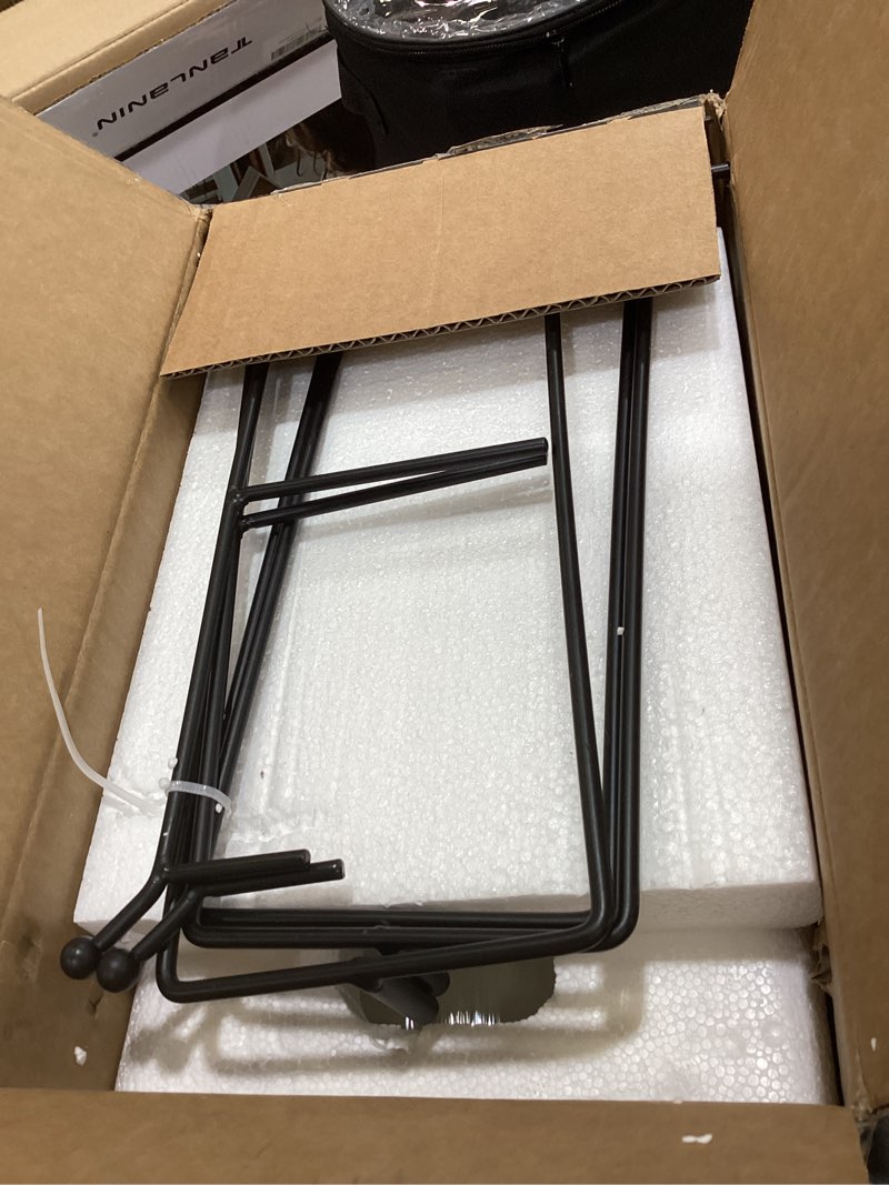 Condition photo showing Good Condition for MALACASA 3 Tier Serving Tray, Porcelain Tiered Serving Trays Platters, 12 Inch Serving Stand with Platters,Black Dessert Stand with Collapsible Sturdier Metal Rack,Series PLAT Black 12 Inch