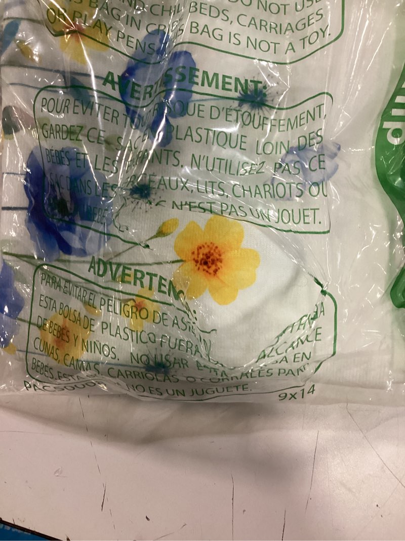 Condition photo showing Good Condition for spring blue yellow flowers throw pillow covers 12x12 inches set of 2 poppy floral butterflies pillowcase soft cotton square seasonal cushion covers for living room sofa bedroom decor 12" x 12" (pack of 2) blue yellow flowers
