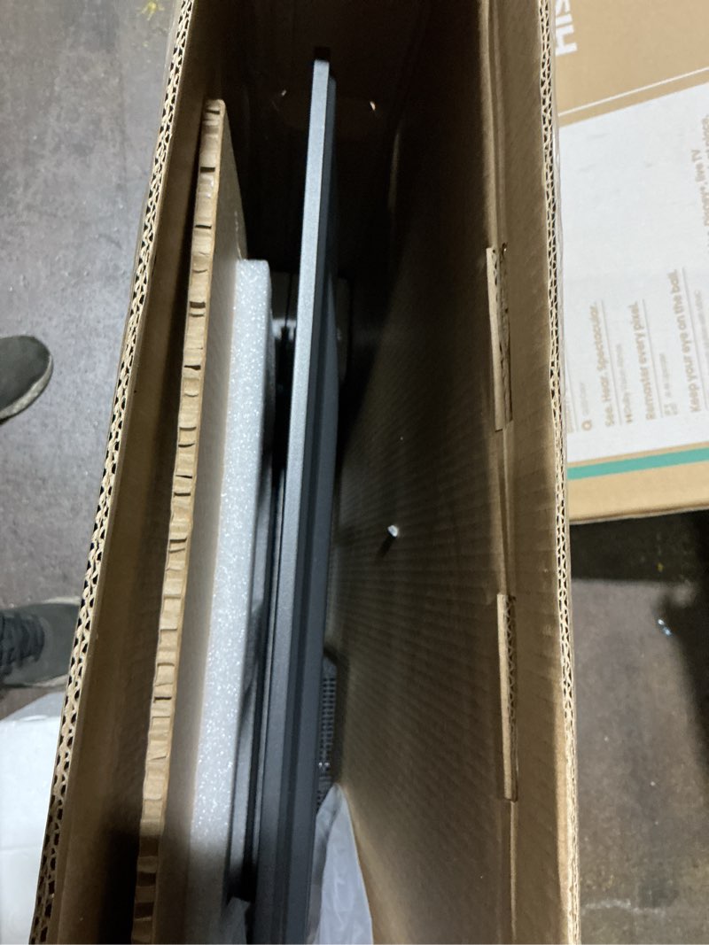 Condition photo showing As Is for TCL 50-Inch Class S5 UHD 4K LED Smart TV with Fire TV (50S551F, 2024 Model), Dolby Vision, HDR PRO+, Dolby Atmos, Alexa Built-in with Voice Remote, Apple AirPlay 2 Compatibility, Streaming Television 50 inches TV only