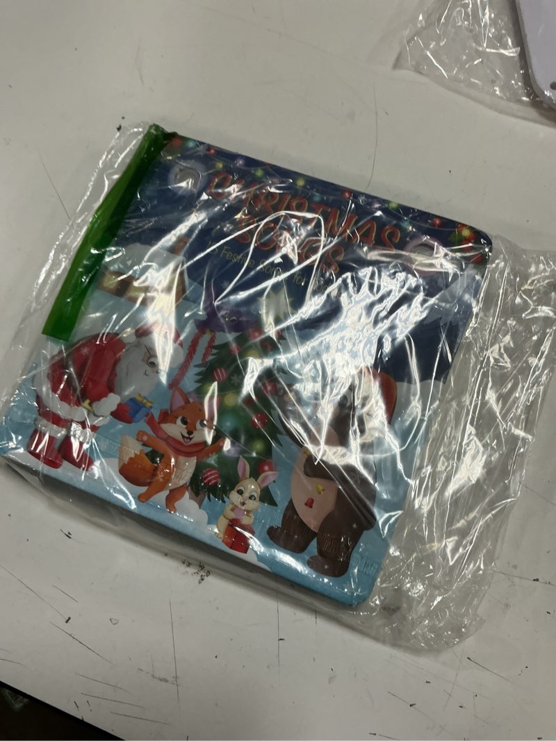 Condition photo showing Good Condition for LEARNING BUGS Christmas Songs – Sing Along with 15 Festive Holiday Tunes, Musical Book for Toddlers, 28-Button Music Book, Musical Toys for Toddlers 1-3