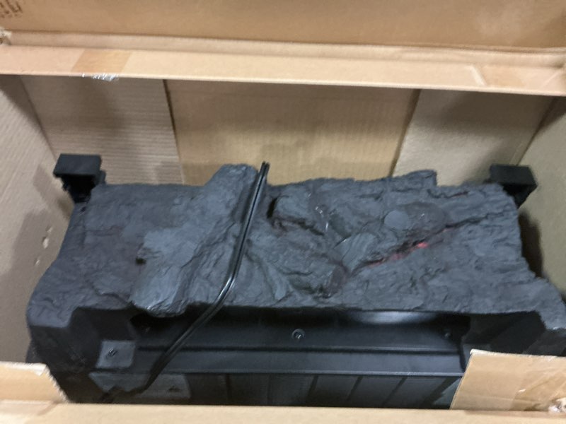 Condition photo showing Good Condition for STYLE SELECTIONS 20.5 Electric Fireplace Logs Black Finish. 