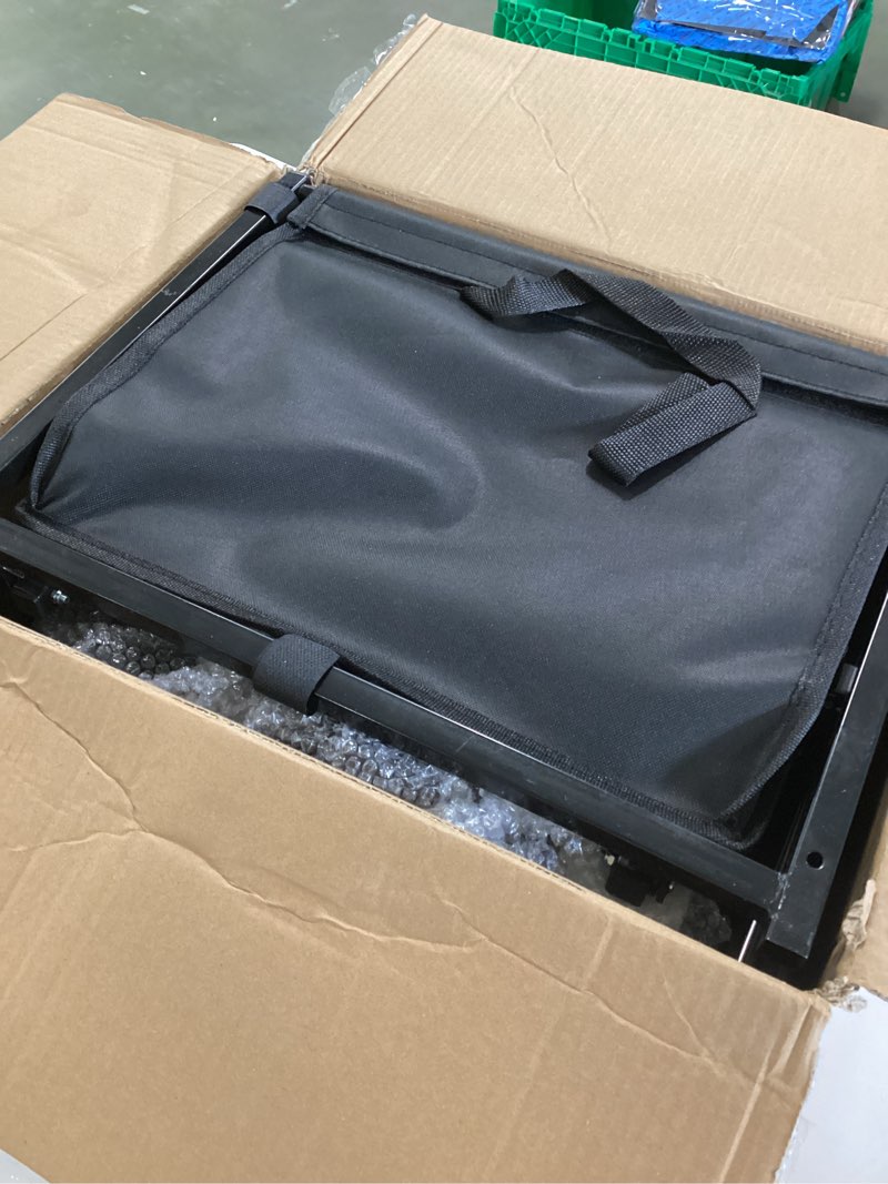 Condition photo showing New/Like New for 34'' Extra Long Collapsible Wagons Carts Foldable, 360LBS Heavy Duty Folding Beach Wagon Cart with Wheels, Portable Utility Outdoor Wagon for Grocery, Shopping, Garden, Sports, Camping, Black