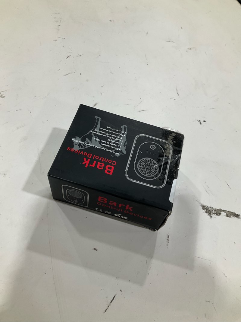 Condition photo showing As Is for Neighbor Dog Stop Bark Silencer Anti Barking Device Ultrasonic Dog Barking Deterrent Bark Box Indoor Outdoor 50 Ft 3 Modes Dog Barking Behavior Training Safe Silencer Dog Barking Control Device