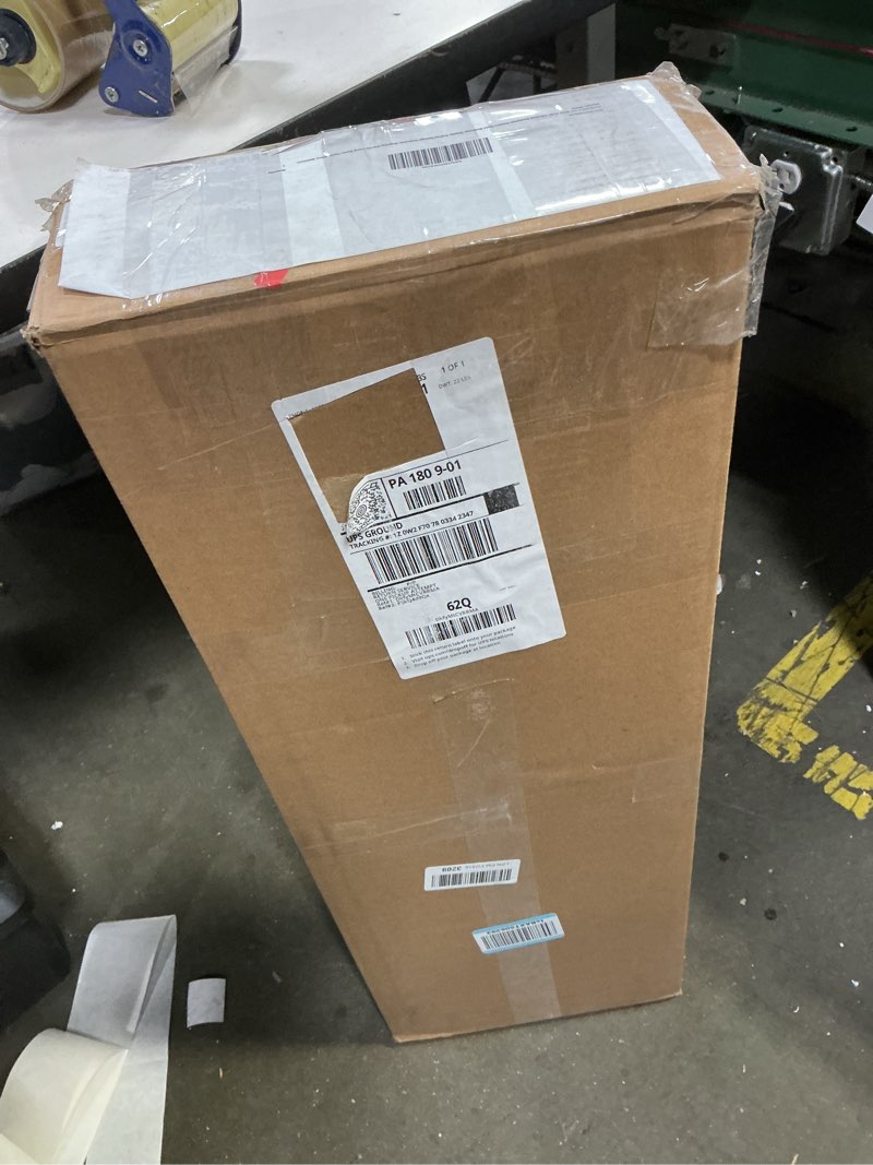 Condition photo showing As Is for Furologee 6 Tier Book Shelf, Tall Wide Bookshelf, Modern Open Bookcase, Display Shelves Storage Orga