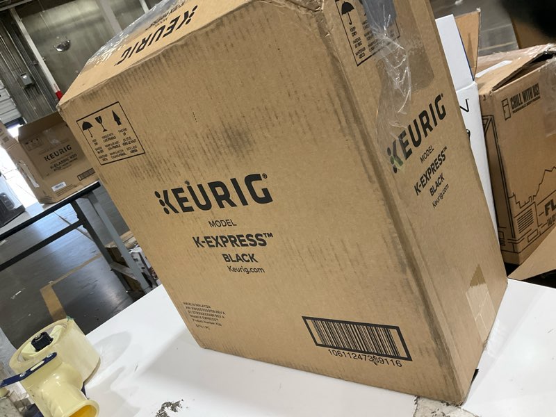Condition photo showing As Is for Keurig model k express