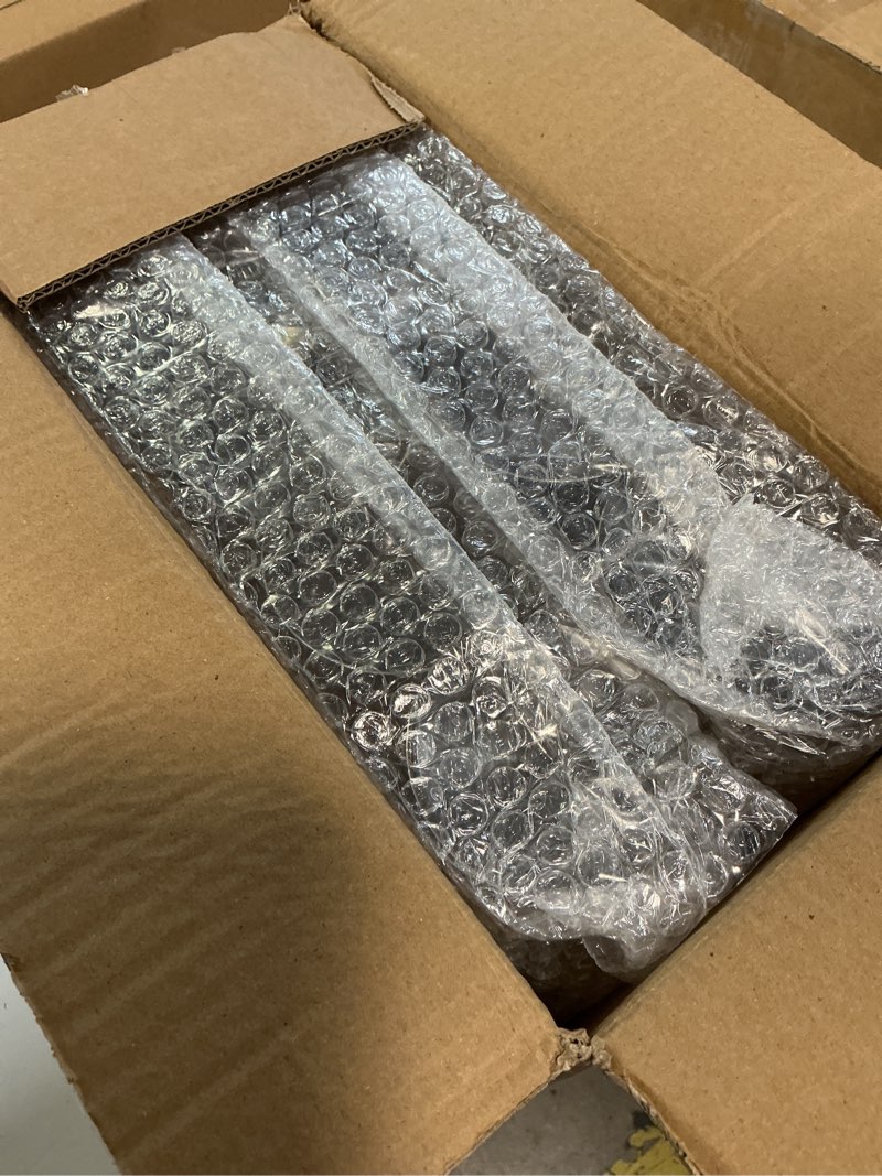 Condition photo showing New/Like New for 18pack mocha plastic champagne flutes, 5 oz hard disposable plastic champagne flute, 1-piece disposable champagnes glasses ideal for home, daily life, party, wedding, toasting drinking