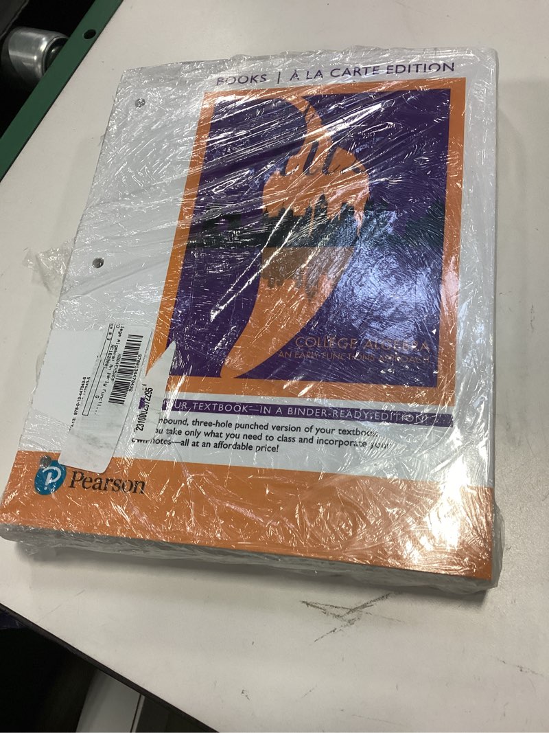 College Algebra: An Early Functions Approach