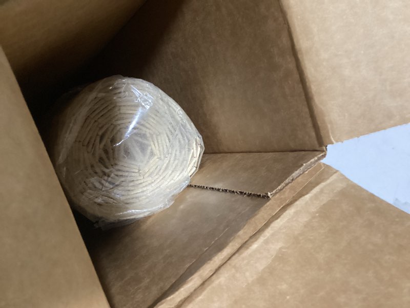 Condition photo showing Good Condition for Bamboo Wall Panel for Interior Decoration Bamboo Pole Wrap Roll Natural Wainscoting Paneling Decorative Wall Slat Covering for Living Room, Kitchen, Bedroom, Office (48 Inch x 96 Inch, Raw) 48 Inch X 96 Inch Raw