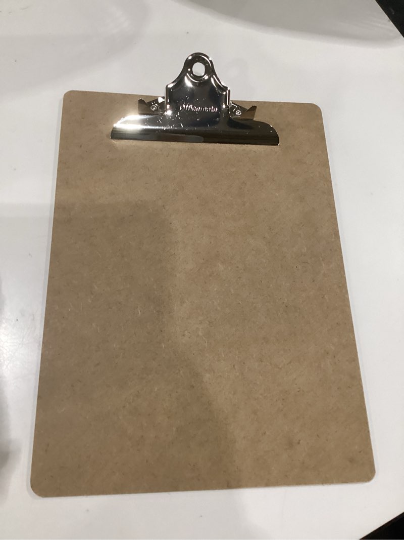Condition photo showing Good Condition for officemate oic wood clipboard, letter size, recycled, 24 pkclipboard (83100)