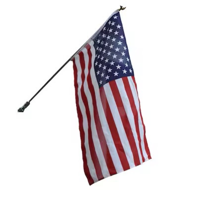 valley forge flag 5-ft w x 6-ft h patriotic embroidered house flag kit