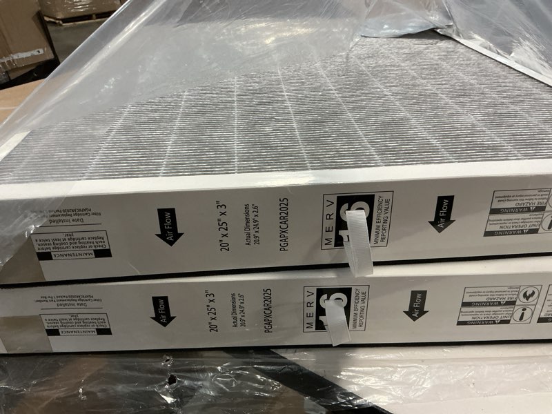 Condition photo showing Good Condition for pgapxcar2025-a02 20x25x3in merv-16 air filter for bryant/carrier air purifier cartridge,air filter for bryant/carrier pgapaxx2025, pgapxcar2025, agapxcar2025 filter (2)