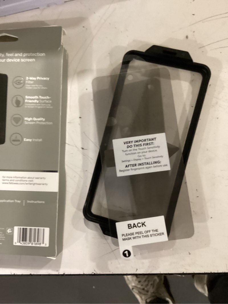 Condition photo showing Good Condition for duraglass privacy glass screen protector with 2-way privacy filter for samsung galaxy s26
