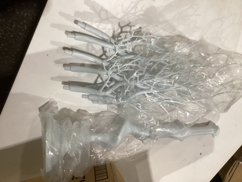 Condition photo showing Good Condition for nuptio artificial tree centerpiece, 30 inches white, manzanita tree decorative branch for weddings, tabletop decoration, ornament display 2ft 6in - 1 pc white