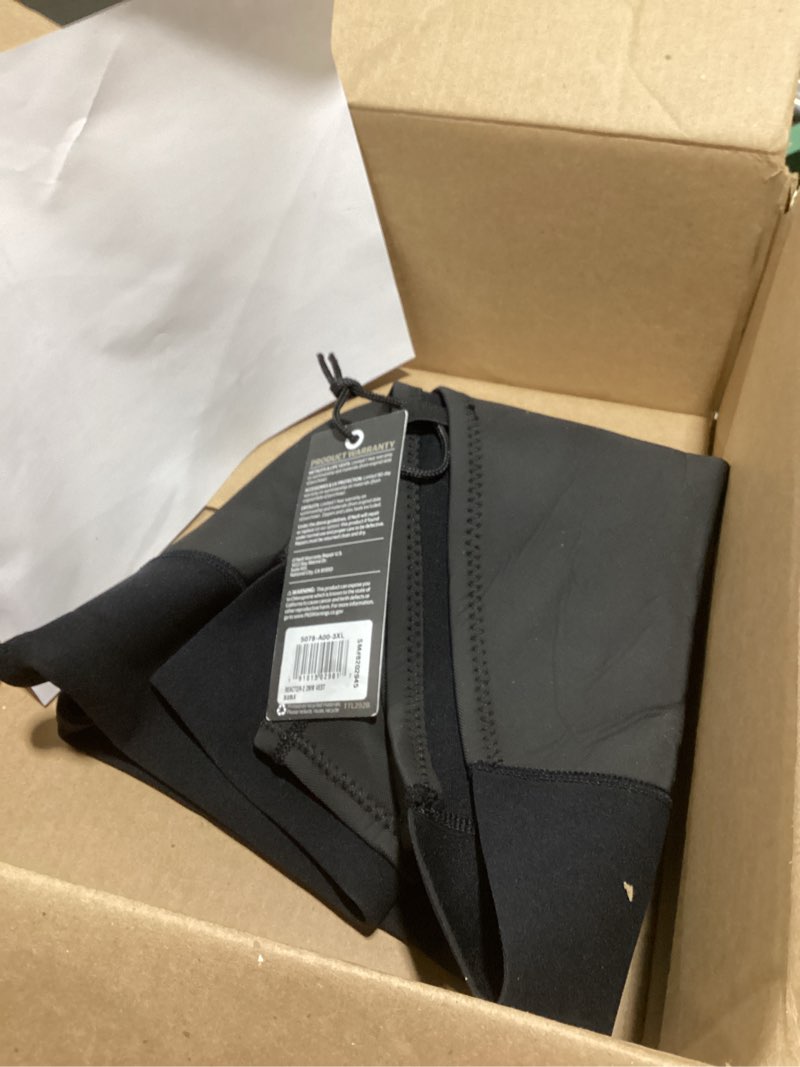 Condition photo showing As Is for O'Neill Men's Reactor-2 2mm Pullover Wetsuit Vest, Lightweight Warmth with Good Flexibility for Surfing, Paddleboarding, Kayaking 3X-Large Black
