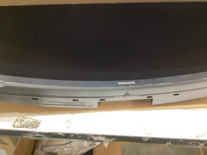 Condition photo showing As Is for SAMSUNG 32" Odyssey G55C Series QHD 1000R Curved Gaming Monitor, 1ms(MPRT), HDR10, 165Hz, AMD Radeon FreeSync, Eye Care, Glare Free, Sharp Resolution LS32CG550ENXZA 32-inch